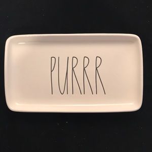 Rae Dunn "Purrr" Plate/Platter